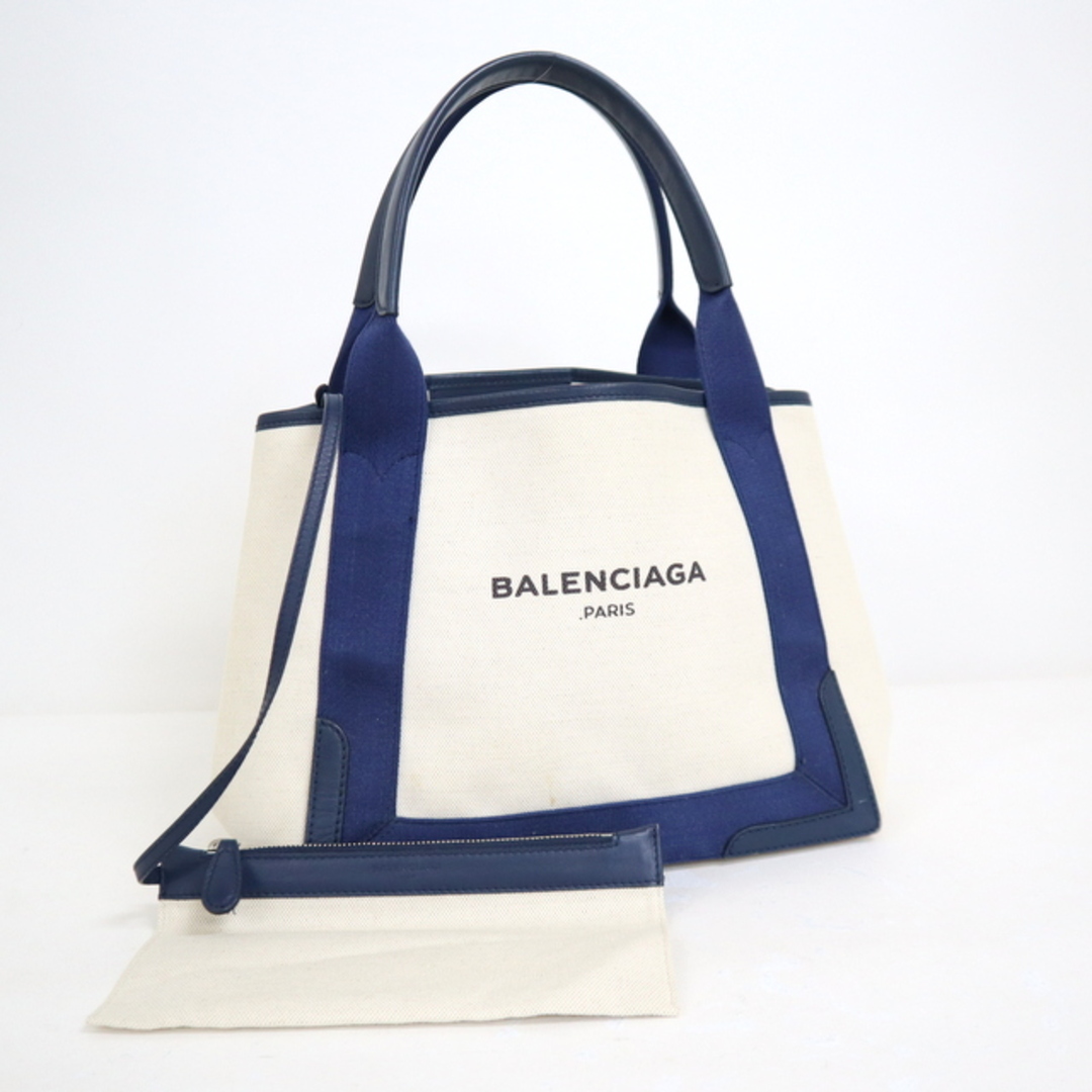 バレンシアガ　BALENCIAGA　カバス　トート　トートバッグ　バッグ　ブルー