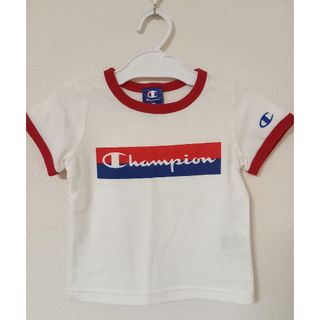 チャンピオン(Champion)のチャンピオン 半袖 Tシャツ 夏服 レッド 赤 白 ホワイト(Tシャツ/カットソー)