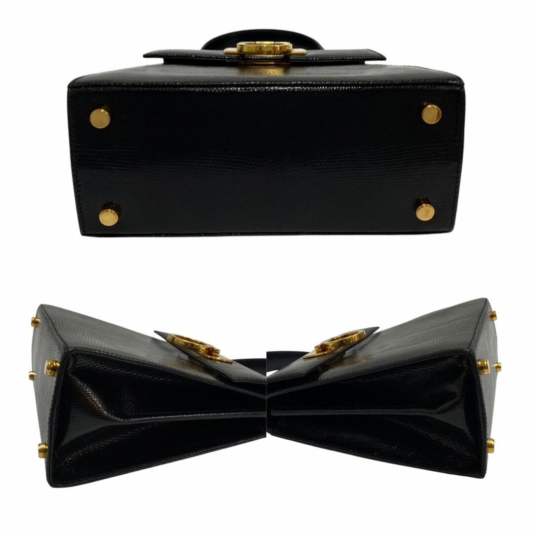 極 美品 袋付 Salvatore Ferragamo フェラガモ ガンチーニ 金具