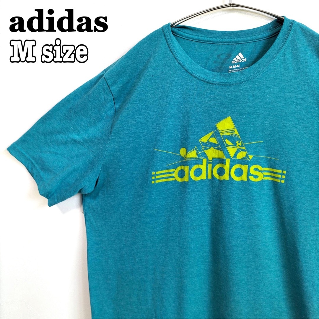 adidas(アディダス)のadidas アディダス パフォーマンスロゴ Tシャツ ユニセックス 海外古着 メンズのトップス(Tシャツ/カットソー(半袖/袖なし))の商品写真