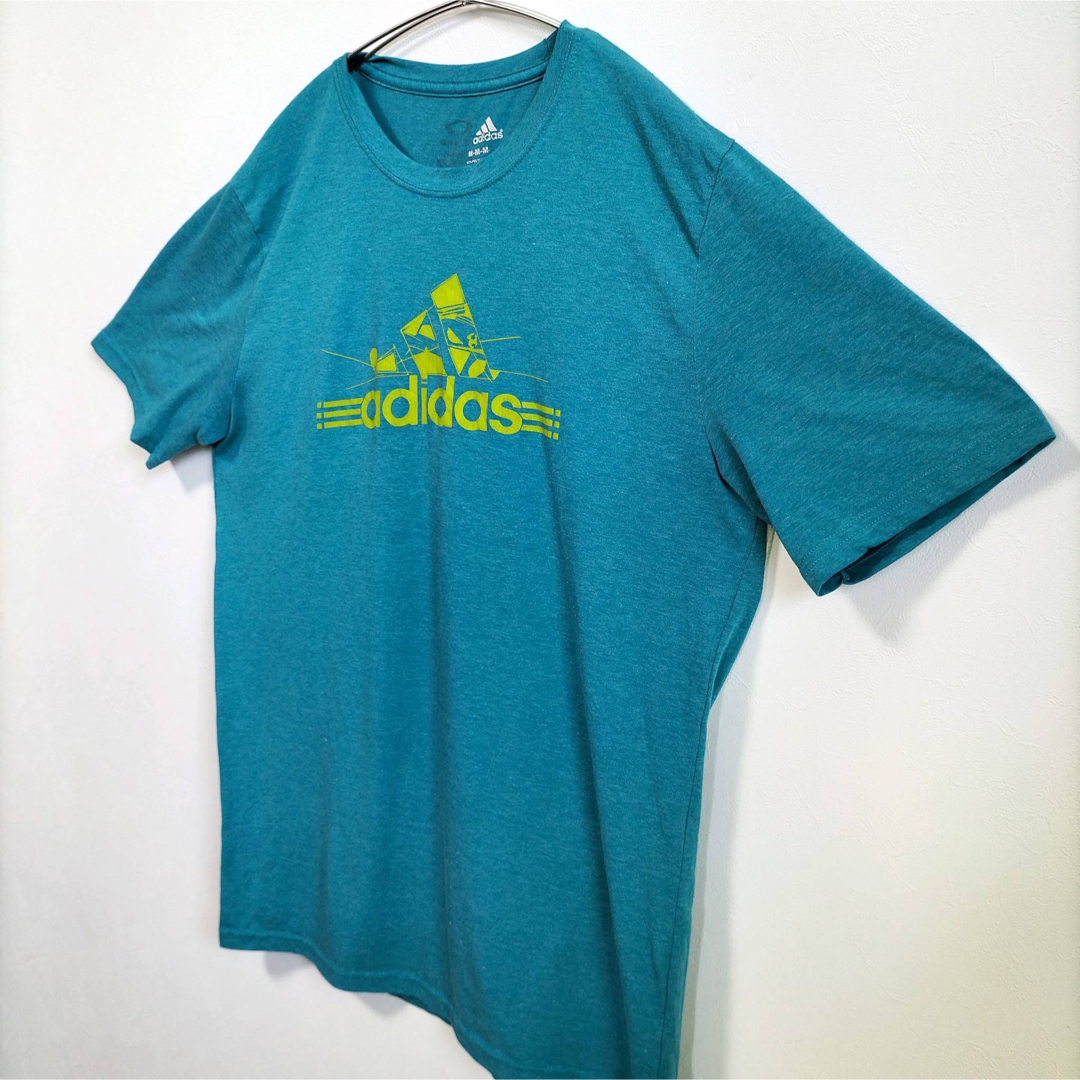 adidas(アディダス)のadidas アディダス パフォーマンスロゴ Tシャツ ユニセックス 海外古着 メンズのトップス(Tシャツ/カットソー(半袖/袖なし))の商品写真