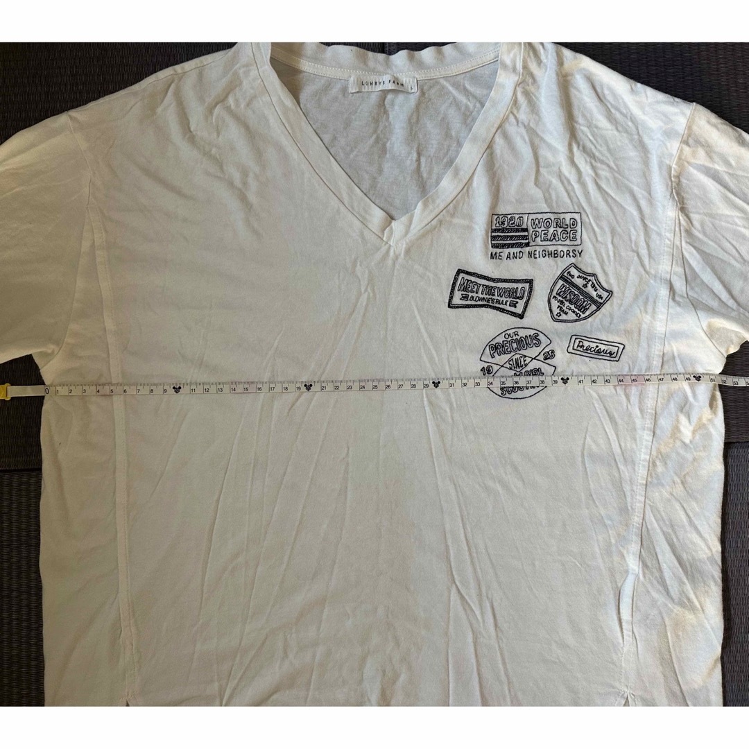 LOWRYS FARM(ローリーズファーム)の最終値下げ！ローリーズファーム　白Tシャツ　白シャツ　半袖シャツ　レディース レディースのトップス(シャツ/ブラウス(半袖/袖なし))の商品写真