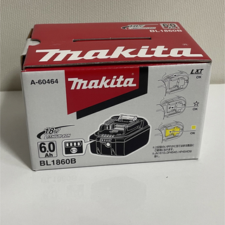 マキタ(Makita)の☆未使用品☆ makita マキタ 18V 6.0Ah 残量表示付き (工具/メンテナンス)
