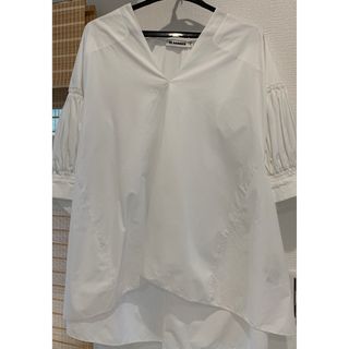 ジルサンダー(Jil Sander)のJIL SANDER  Aライン  チュニック　ブラウス　極美品(シャツ/ブラウス(長袖/七分))