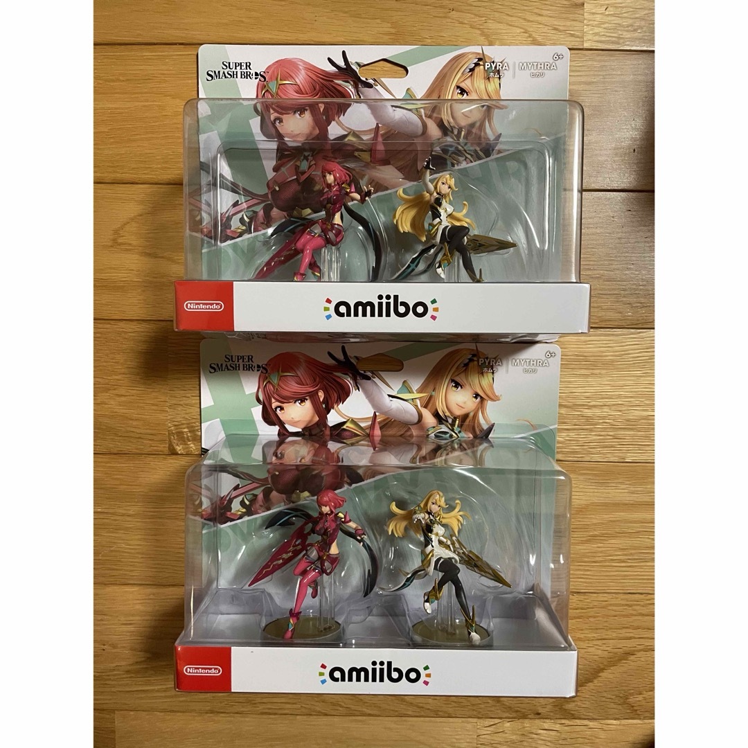 ゲームキャラクター新品 即納 amiibo ダブルセット ホムラ/ヒカリ 2点 セット