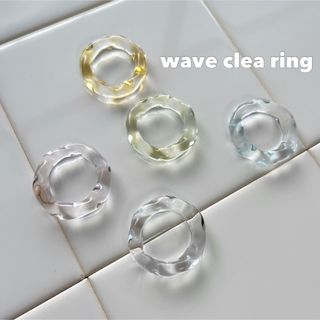 wave ring / orange(リング(指輪))