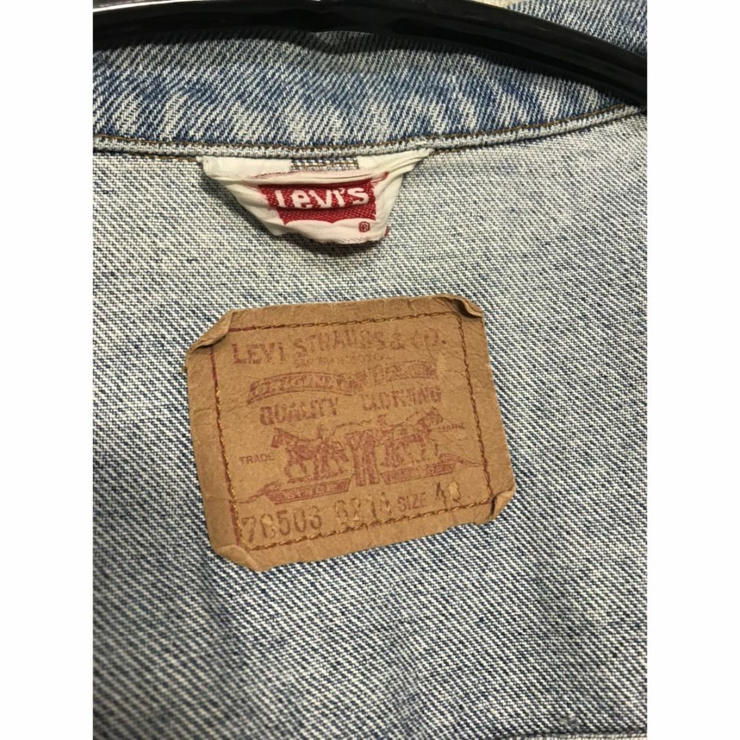 80's USA製 Levi's デニムジャケット Gジャン 5