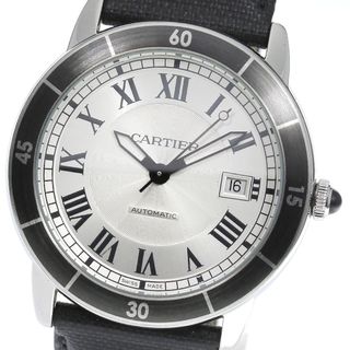 カルティエ(Cartier)のカルティエ CARTIER WSRN0002 ロンド クロワジエール ドゥ カルティエ デイト 自動巻き メンズ 箱・保証書付き_760729(腕時計(アナログ))