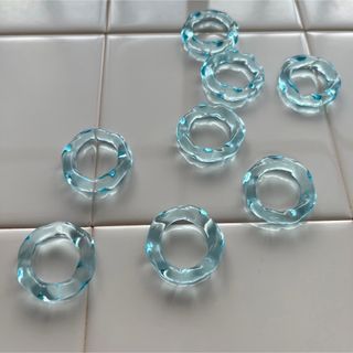 wave ring /  blue(リング(指輪))