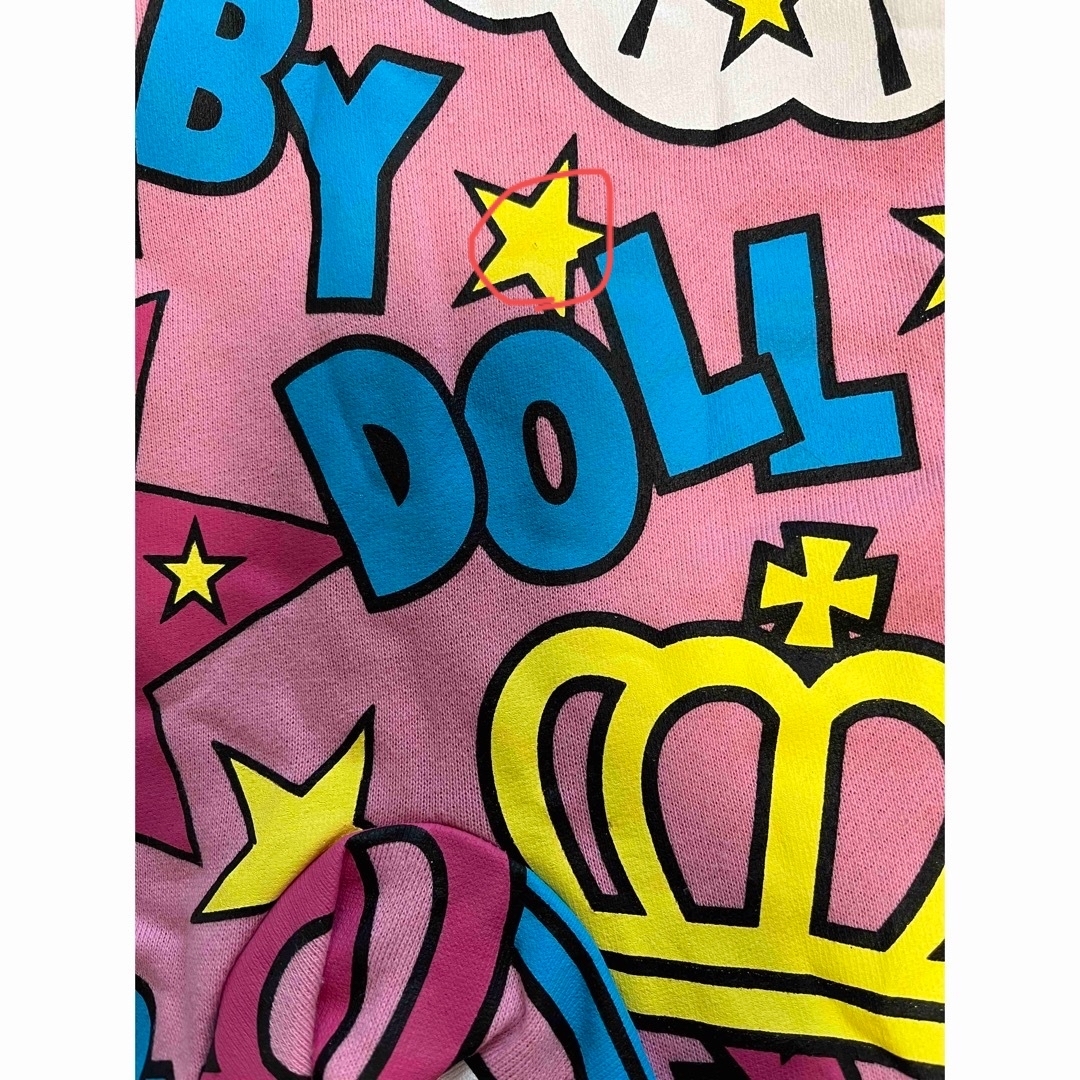 BABYDOLL(ベビードール)のロンパース　ディズニー　baby doll 70サイズ キッズ/ベビー/マタニティのベビー服(~85cm)(ロンパース)の商品写真
