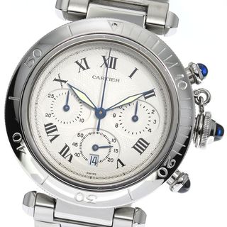 カルティエ(Cartier)のカルティエ CARTIER W31018H3 パシャ 38ｍｍ クロノグラフ クォーツ メンズ _760347(腕時計(アナログ))