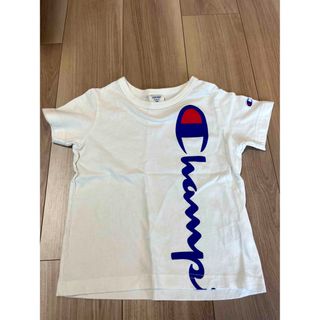 チャンピオン(Champion)の美品　championチャンピオン半袖Tシャツ白 刺繍 120(Tシャツ/カットソー)