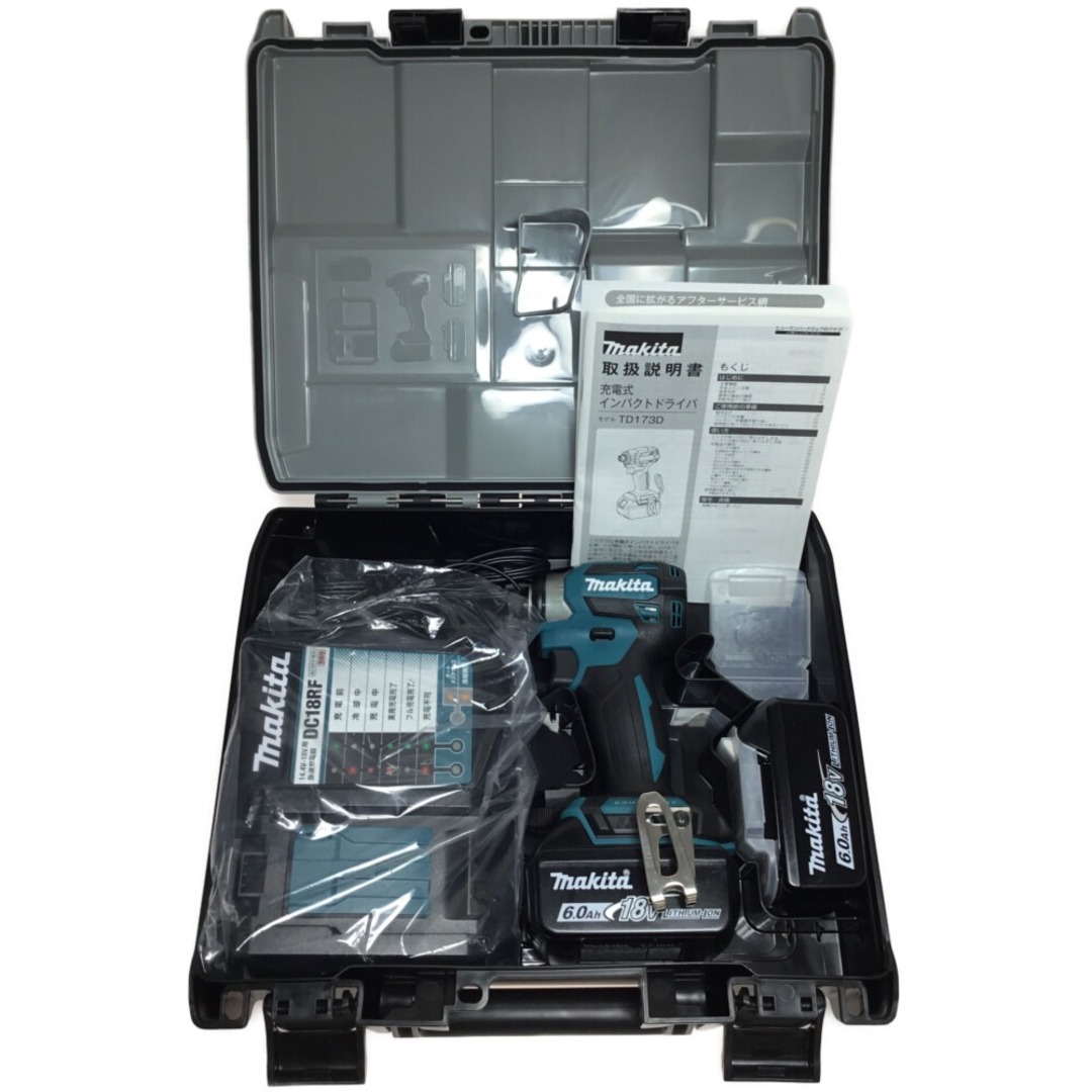 ΘΘMAKITA マキタ インパクトドライバ 未使用品 付属品完備 ④ TD173DRGX ブルー 1