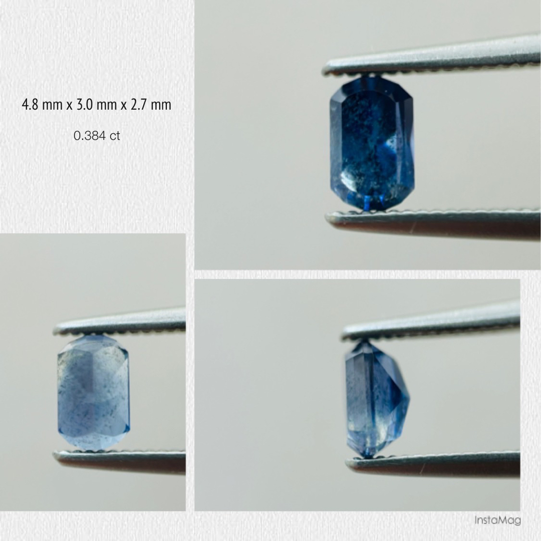 (R0725-2) 『超超レア』天然ベニトアイト　0.384ct