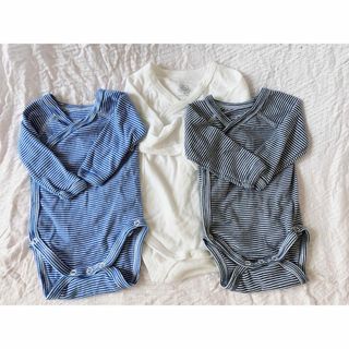 プチバトー(PETIT BATEAU)のプチバトー　肌着ボディスーツ　54cm60cm(ロンパース)