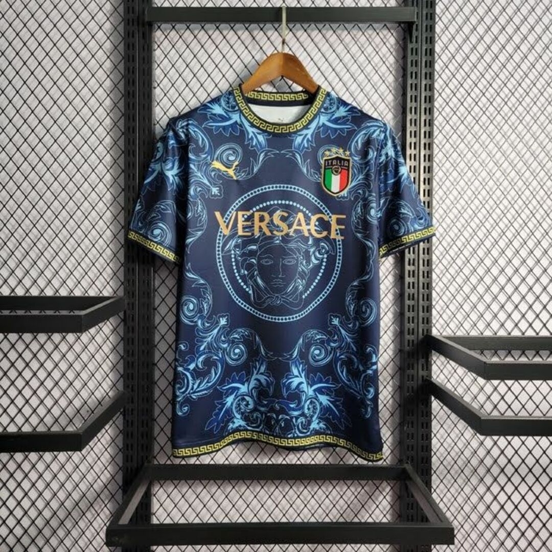 レア】イタリア代表ユニフォーム VERSACE X PUMA(M) - Tシャツ