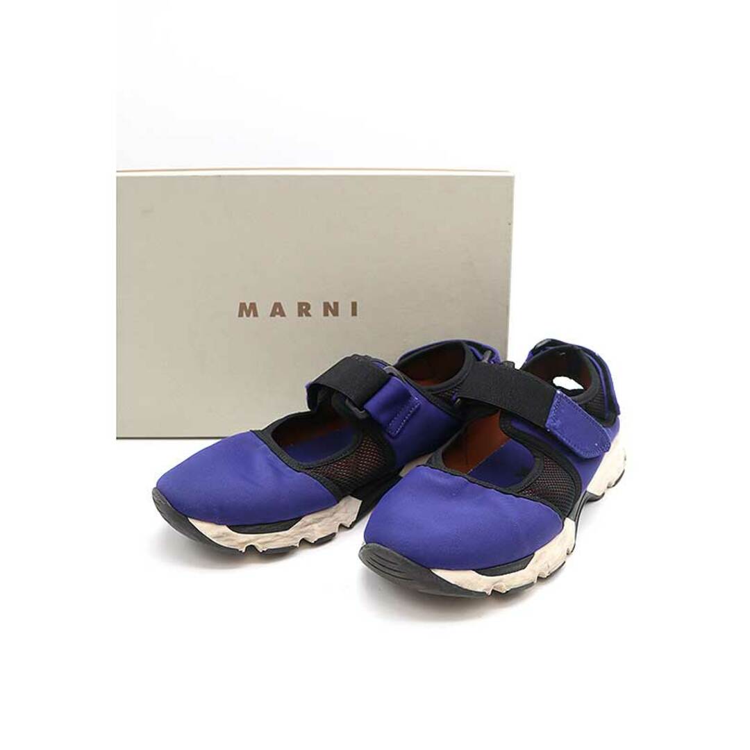 MARNI マルニ ネオプレンベルクロスニーカーサンダル ブルー - スニーカー