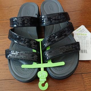 クロックス(crocs)のちびすけ様専用❣️crocs ボカ ウエッジサンダル(サンダル)