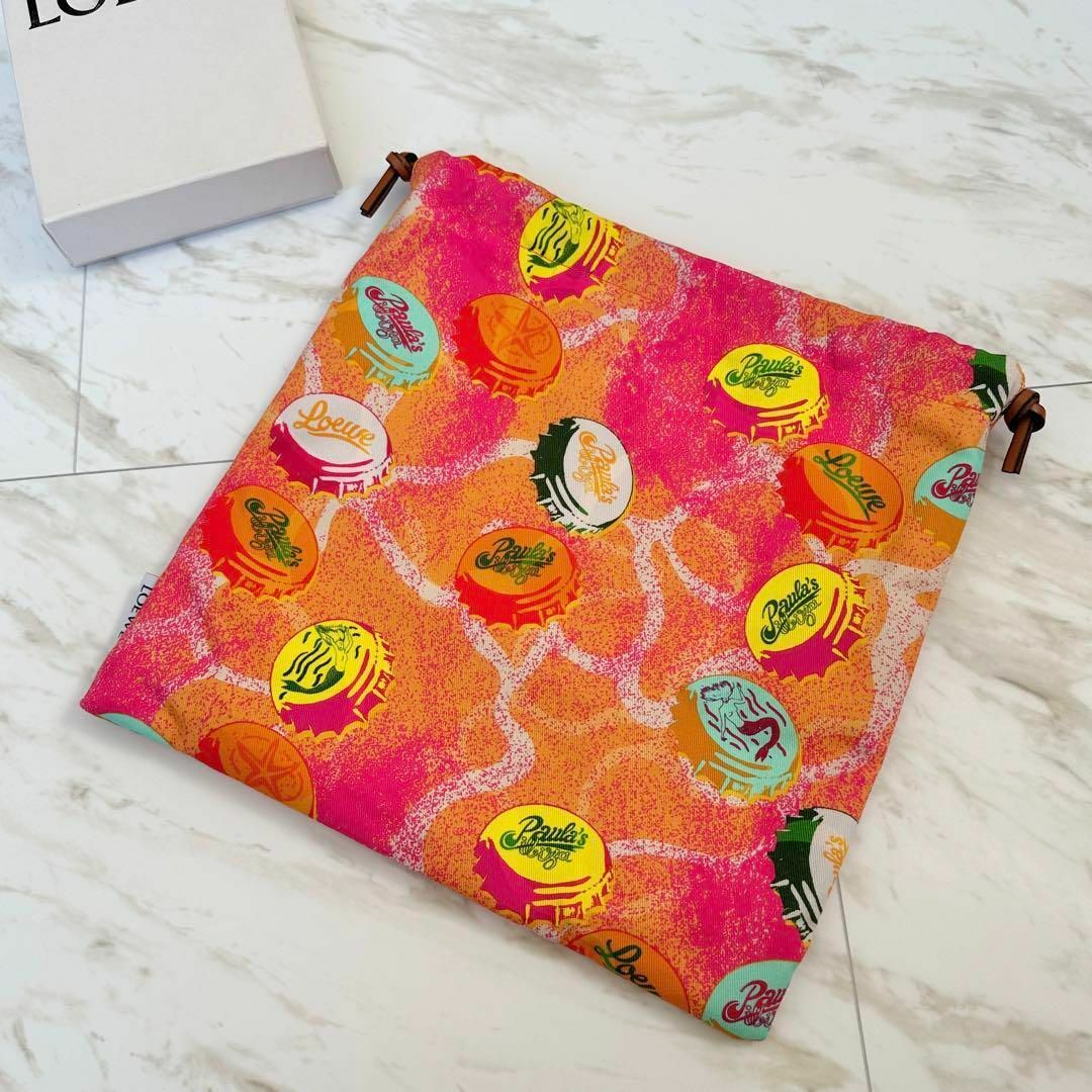 LOEWE ロエベ ドローストリングポーチ 巾着 バッグインバッグ 王冠 人魚-