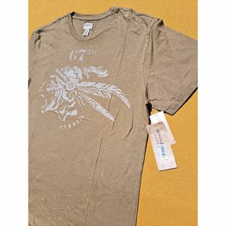 デニムアンドサプライラルフローレン(Denim & Supply Ralph Lauren)のラルフローレン DENIM&SUPPLY Tシャツ S カーキ①(Tシャツ/カットソー(半袖/袖なし))