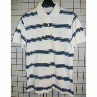 フレッドペリー(FRED PERRY)のFRED PERRY フレッドペリー ボーダーポロシャツ XS(ポロシャツ)