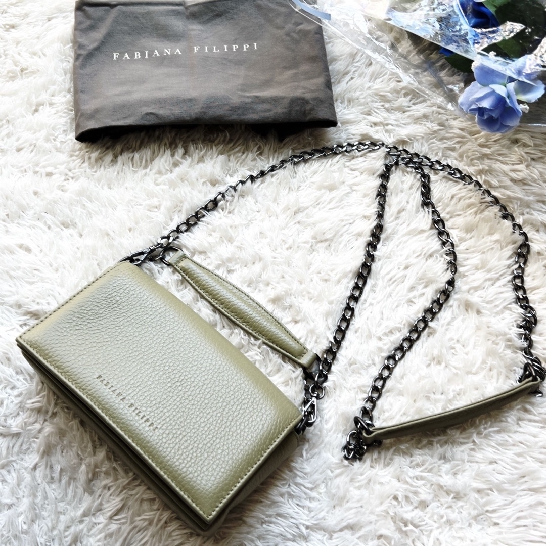美品 ファビアナフィリッピ ミニポシェット ケリー ショルダー