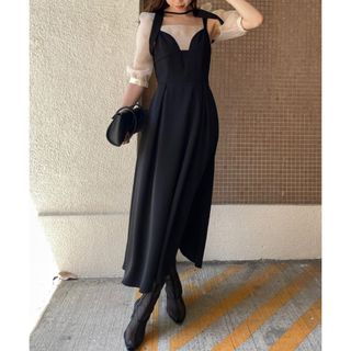 アメリヴィンテージ(Ameri VINTAGE)のAmeri VINTAGE♡CLIONE SLEEVE DRESS(ロングドレス)