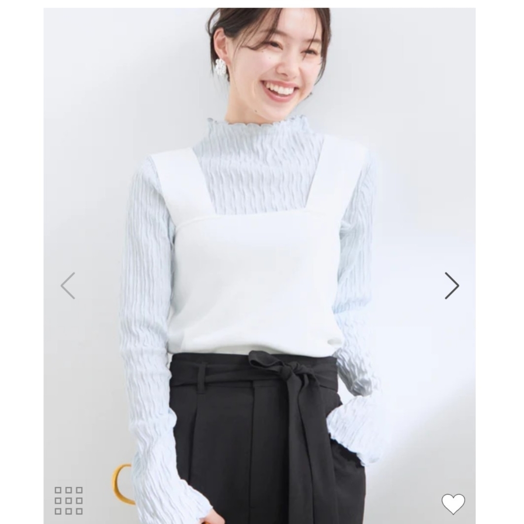 ViS(ヴィス)の完売品✨新品！♥️Vis♥️【UVケア・接触冷感・洗える】ニットタンクトップ。Ｆ レディースのトップス(タンクトップ)の商品写真