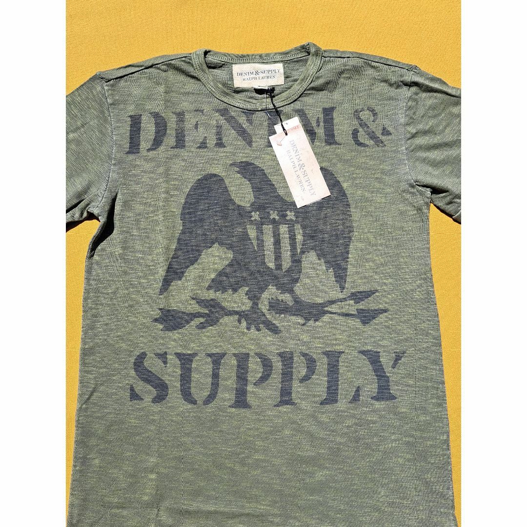 Denim & Supply Ralph Lauren(デニムアンドサプライラルフローレン)のラルフローレン DENIM&SUPPLY Tシャツ XS カーキ④ メンズのトップス(Tシャツ/カットソー(半袖/袖なし))の商品写真