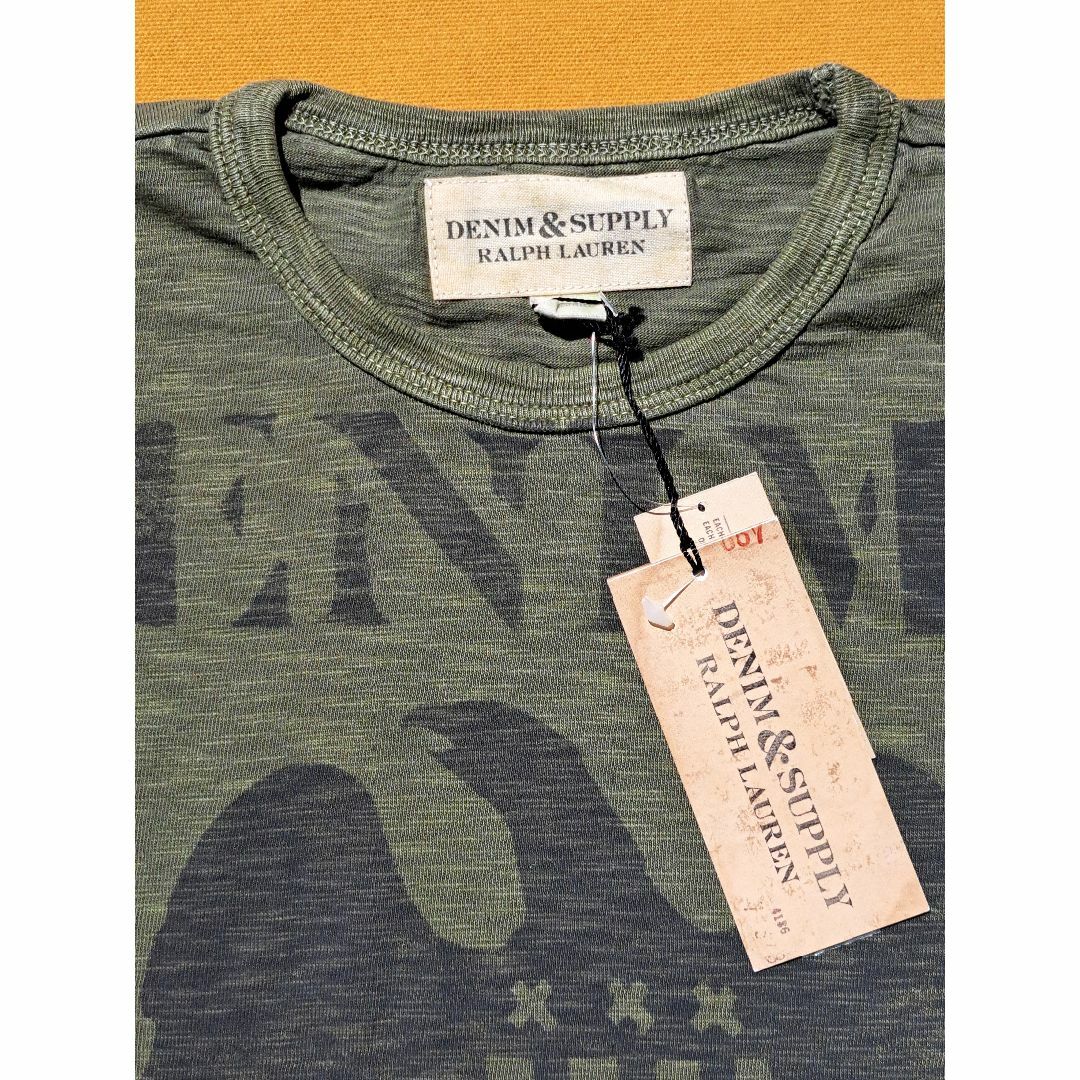 Denim & Supply Ralph Lauren(デニムアンドサプライラルフローレン)のラルフローレン DENIM&SUPPLY Tシャツ XS カーキ④ メンズのトップス(Tシャツ/カットソー(半袖/袖なし))の商品写真