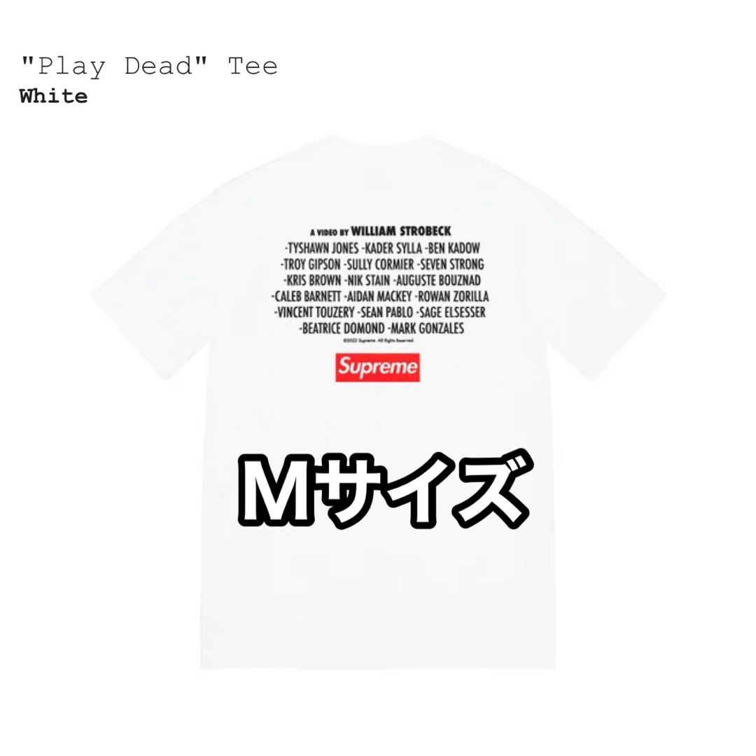 Supreme - Supreme Play Dead Tee M シュプリームの通販 by しっとり ...