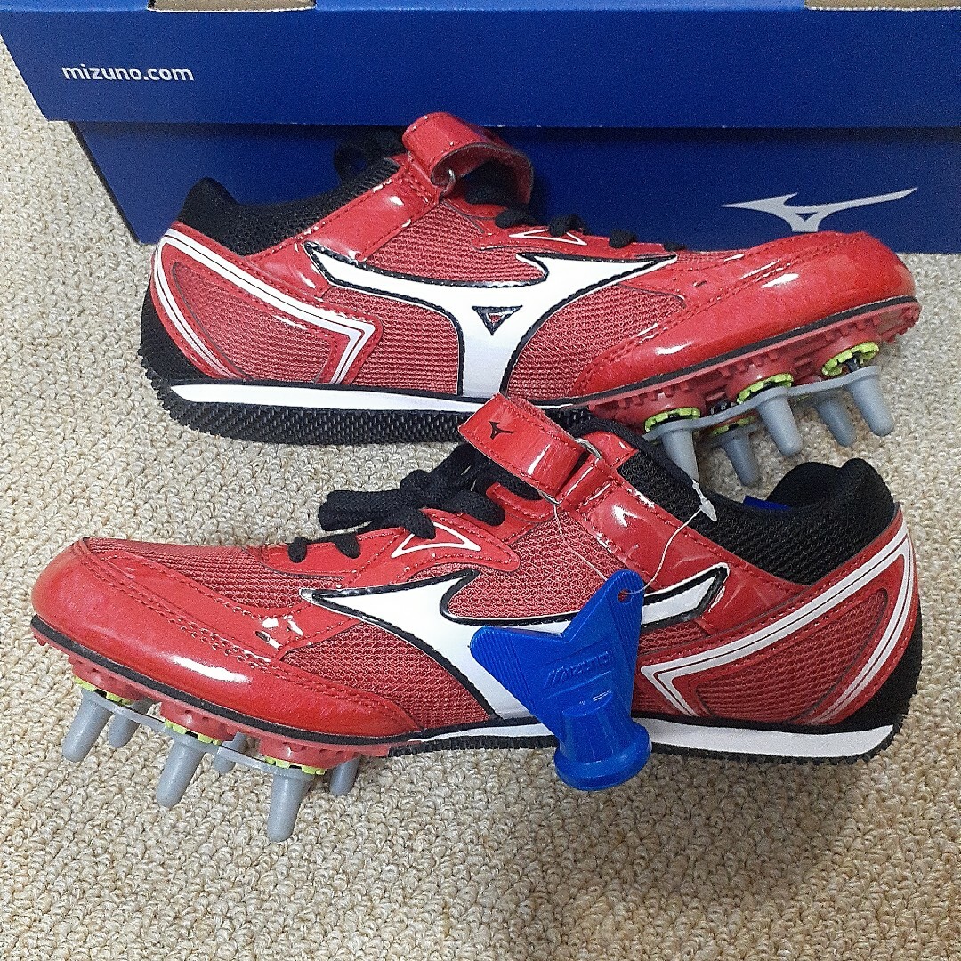 新品未使用　ミズノ　mizuno　陸上競技用スパイクシューズ　シティウイング2 5