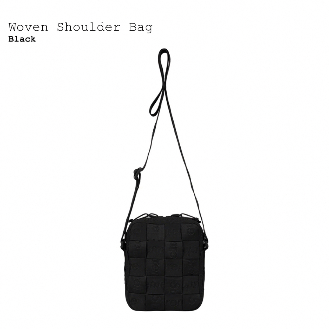 Supreme(シュプリーム)のSupreme Woven Shoulder Bag 黒 シュプリーム メンズのバッグ(ショルダーバッグ)の商品写真