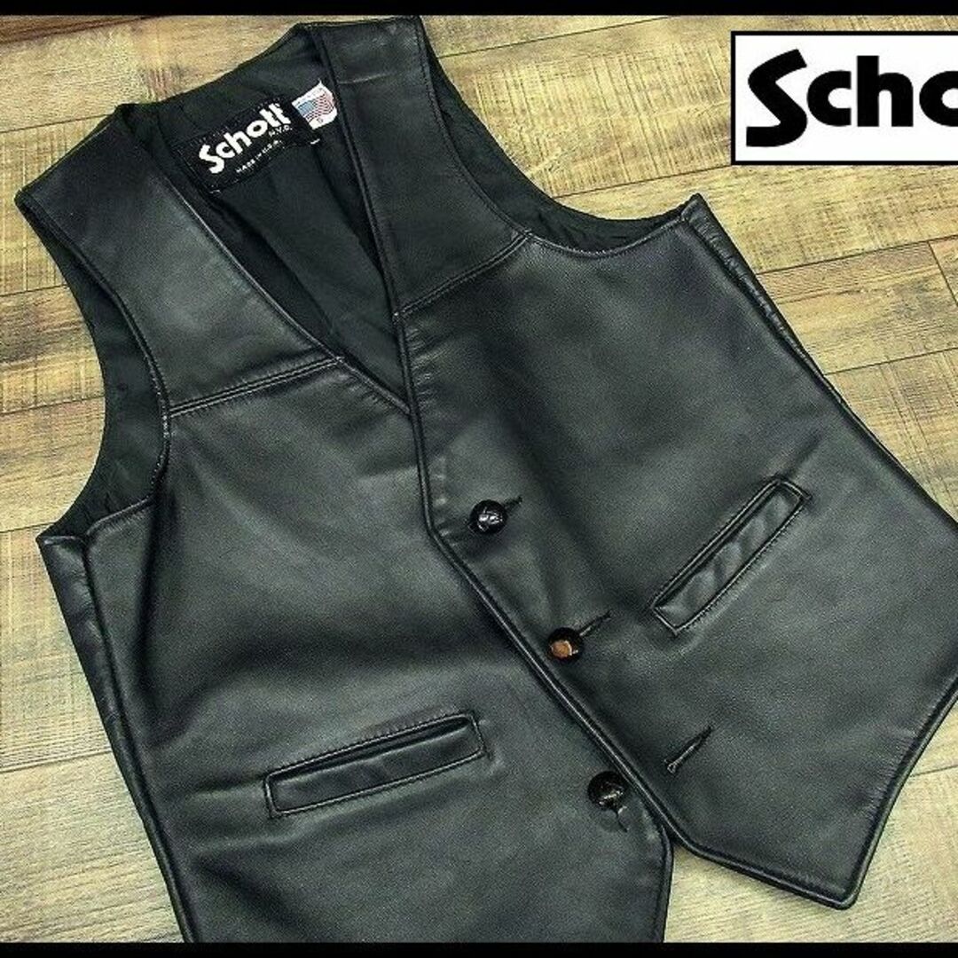 schott レザーベスト - レザージャケット