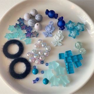 【13】アクセサリー ハンドメイド パーツ カボション ビーズ ヴィンテージ (各種パーツ)