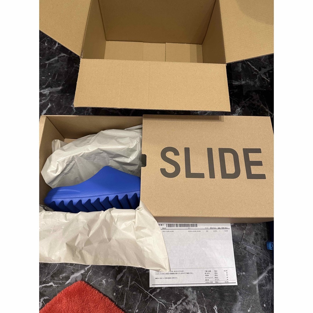 YEEZY(adidas) - YEEZY SLIDE AZURE 26.5cmの通販 by DEEP's shop
