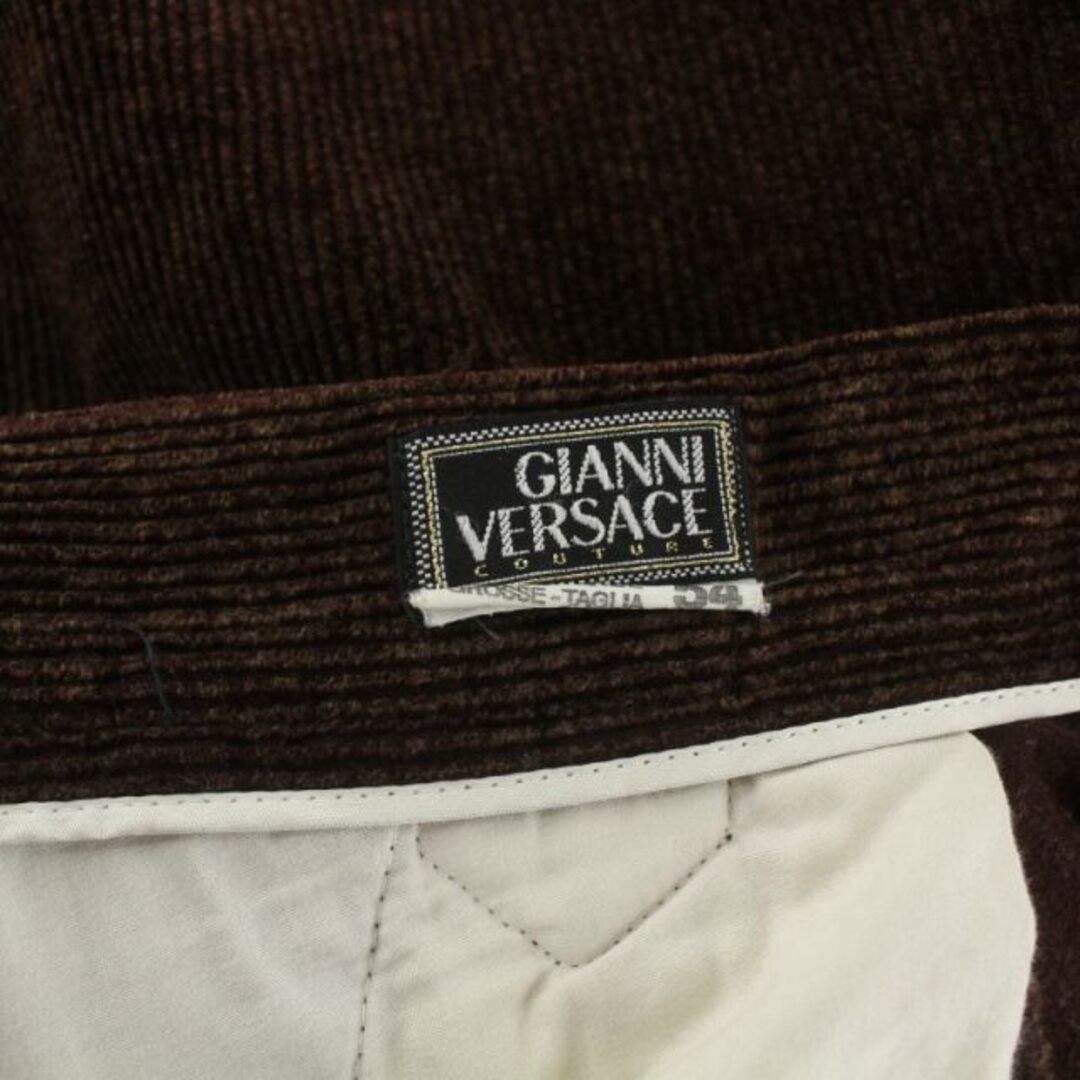 Gianni Versace(ジャンニヴェルサーチ)のGIANNI VERSACE パンツ スラックス コーデュロイ 54 茶 メンズのパンツ(スラックス)の商品写真