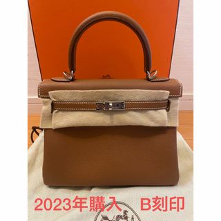 エルメス(Hermes)の新品　エルメス HERMES ケリー 25 内縫 トゴ  ゴールド シルバー金具(ハンドバッグ)