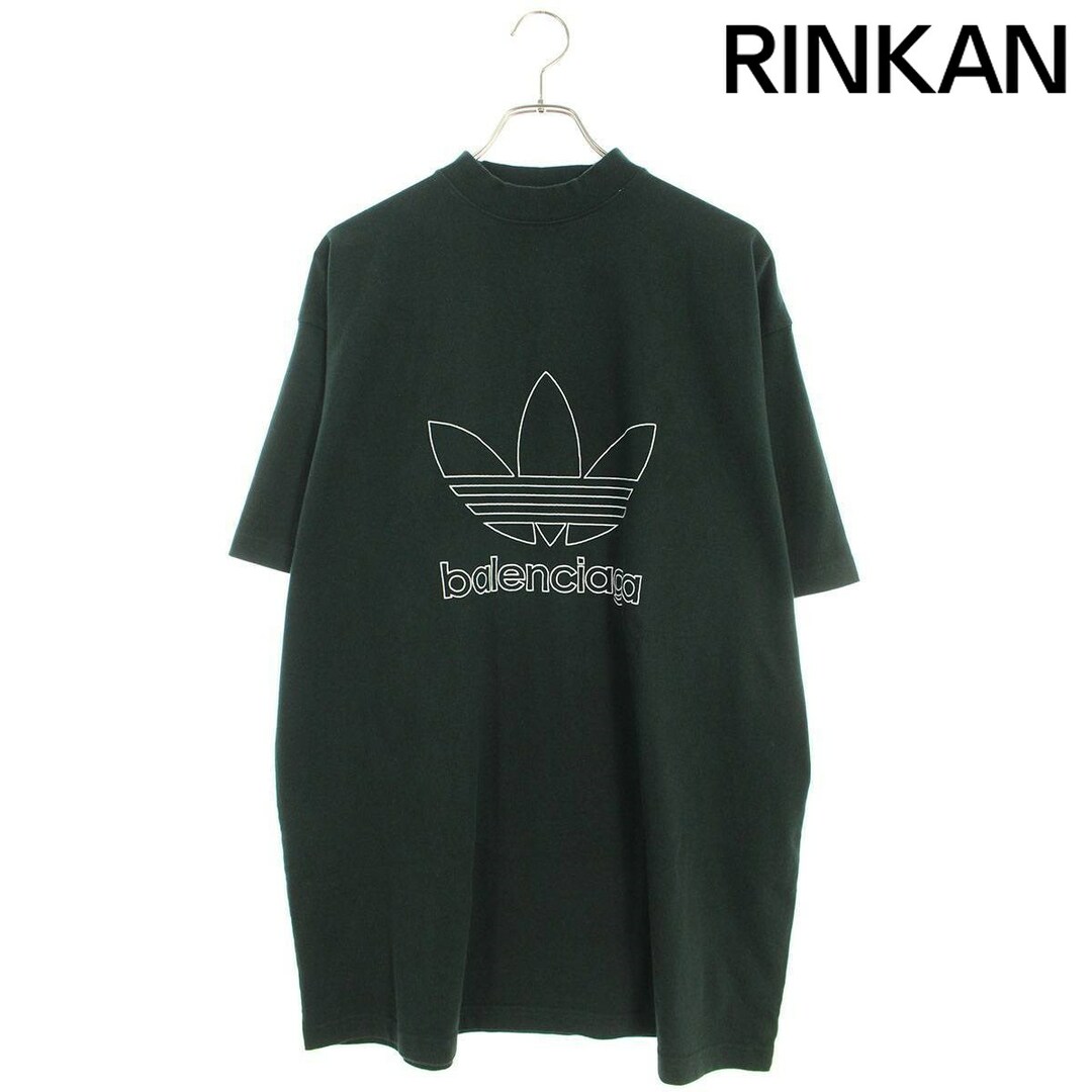 バレンシアガ ×アディダス adidas  723976 TNVN8 ロゴ刺繍Tシャツ  メンズ 1