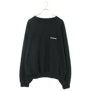 BALENCIAGA バレンシアガ LOGO SWEATSHIRT スウェット トレーナー 長袖 プルオーバー バックロゴ 裏起毛 グレー 435729