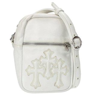 クロムハーツ(Chrome Hearts)のクロムハーツ  TAKA MINI LTHR/タカミニ セメタリークロスパッチレザーショルダーバッグ メンズ(ショルダーバッグ)