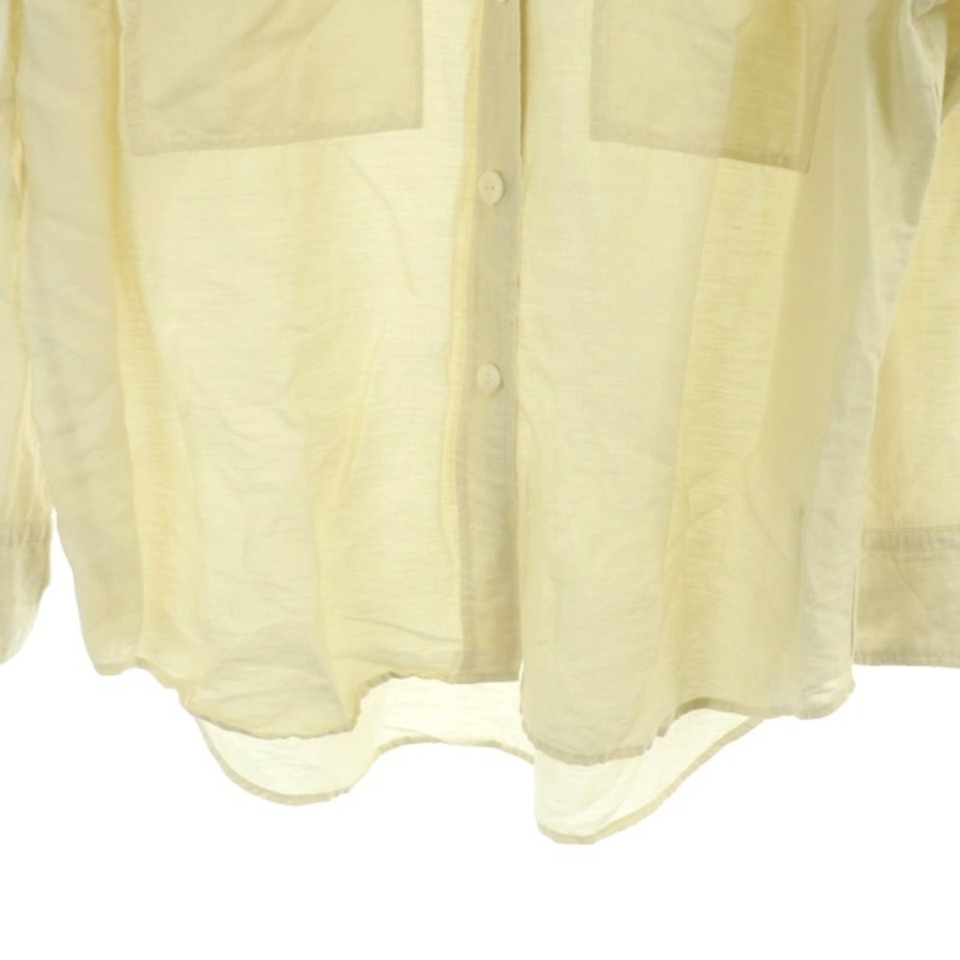 ロンハーマン オーバーサイズシャツ 長袖 ロールアップ XS ライトベージュ 5
