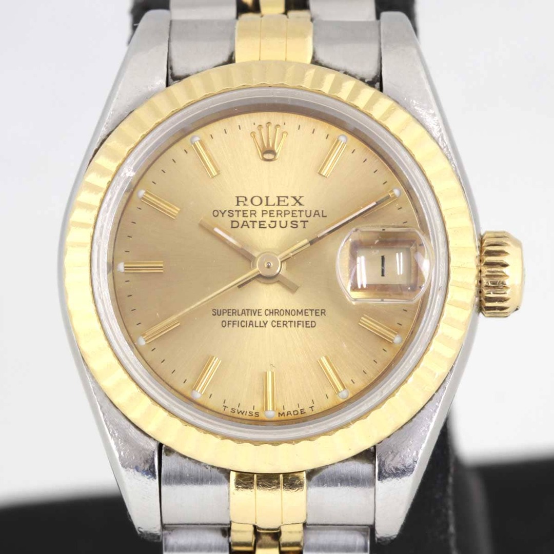 ROLEX(ロレックス)の『USED』 ROLEX  オイスターパーペチュアルデイトジャスト 69173 腕時計 自動巻き レディース【中古】 レディースのファッション小物(腕時計)の商品写真