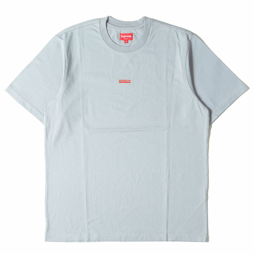 トップスSupreme シュプリーム Tシャツ サイズ:M 22SS タイプライターロゴ クルーネック Tシャツ Typewriter S/S Top グレー トップス カットソー 半袖 【メンズ】