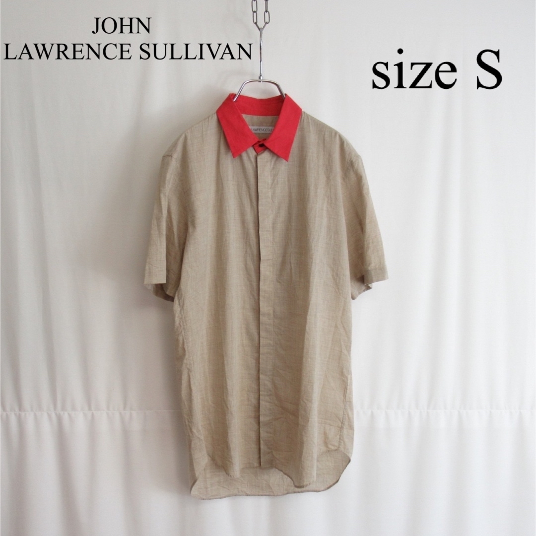 JOHN LAWRENCE SULLIVAN(ジョンローレンスサリバン)のJOHN LAWRENCE SULLIVAN デザイン クレリック シャツ 34 メンズのトップス(シャツ)の商品写真