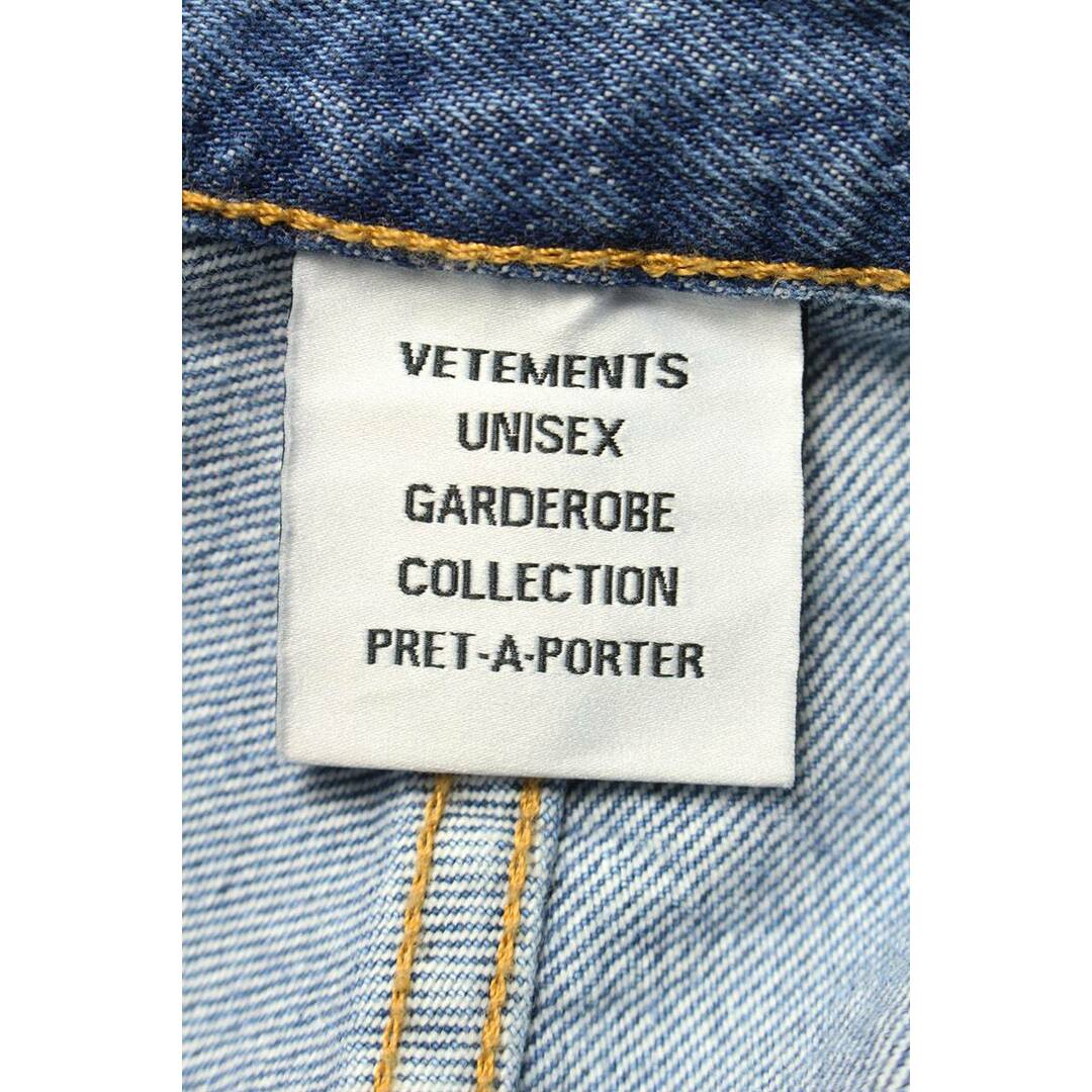 23SS VETEMENTS インサイドアウト　デストロイデニム  ジーンズ