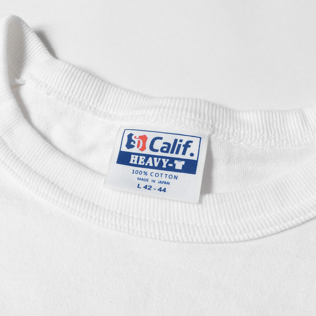 STANDARD CALIFORNIA(スタンダードカリフォルニア)のSTANDARD CALIFORNIA スタンダードカリフォルニア Tシャツ サイズ:L 21AW ロゴ ヘビーウェイト ラグラン ベースボール カットソー SD Heavyweight Logo Baseball T クォータースリーブ 七分袖 ホワイト 白 日本製 トップス 長袖 【メンズ】【中古】 メンズのトップス(Tシャツ/カットソー(七分/長袖))の商品写真