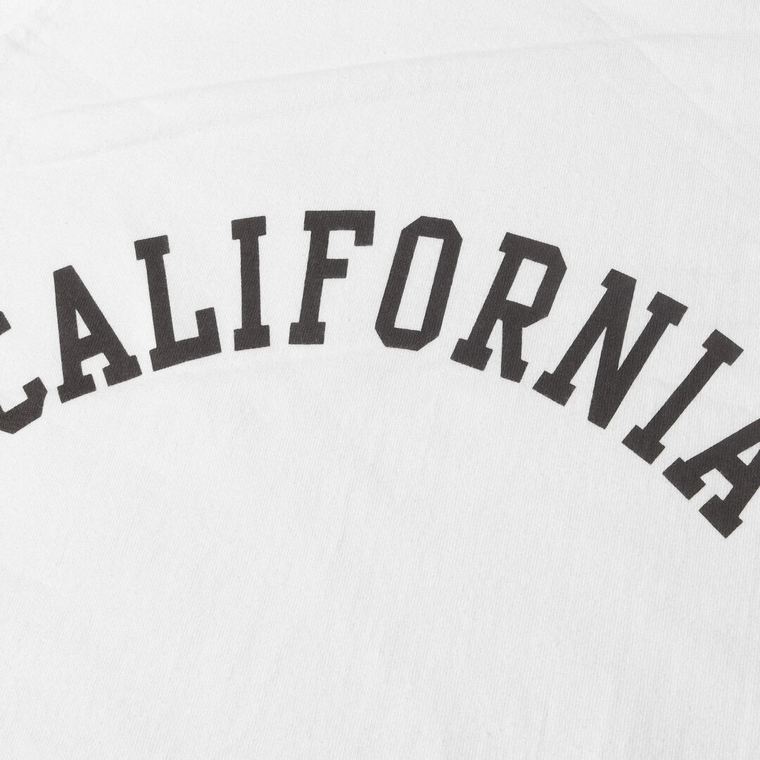 STANDARD CALIFORNIA(スタンダードカリフォルニア)のSTANDARD CALIFORNIA スタンダードカリフォルニア Tシャツ サイズ:L 21AW ロゴ ヘビーウェイト ラグラン ベースボール カットソー SD Heavyweight Logo Baseball T クォータースリーブ 七分袖 ホワイト 白 日本製 トップス 長袖 【メンズ】【中古】 メンズのトップス(Tシャツ/カットソー(七分/長袖))の商品写真