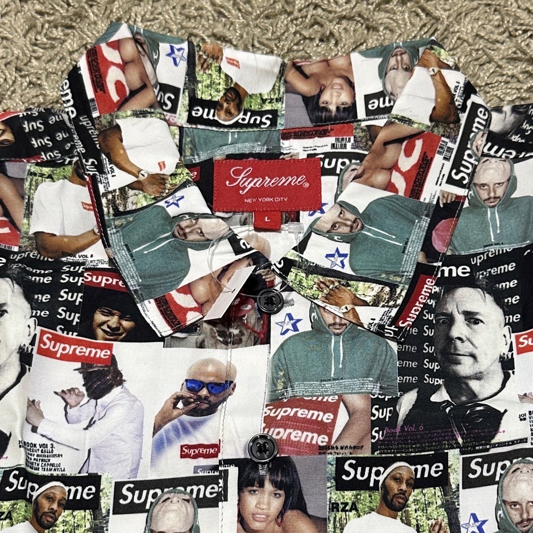 Supreme Magazine Shirt Multi L マガジンシャツ