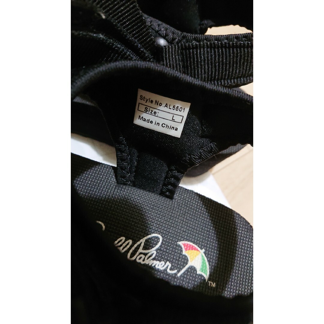 Arnold Palmer(アーノルドパーマー)のUSED／アーノルドパーマーサンダル／ブラック／Ｌ レディースの靴/シューズ(サンダル)の商品写真